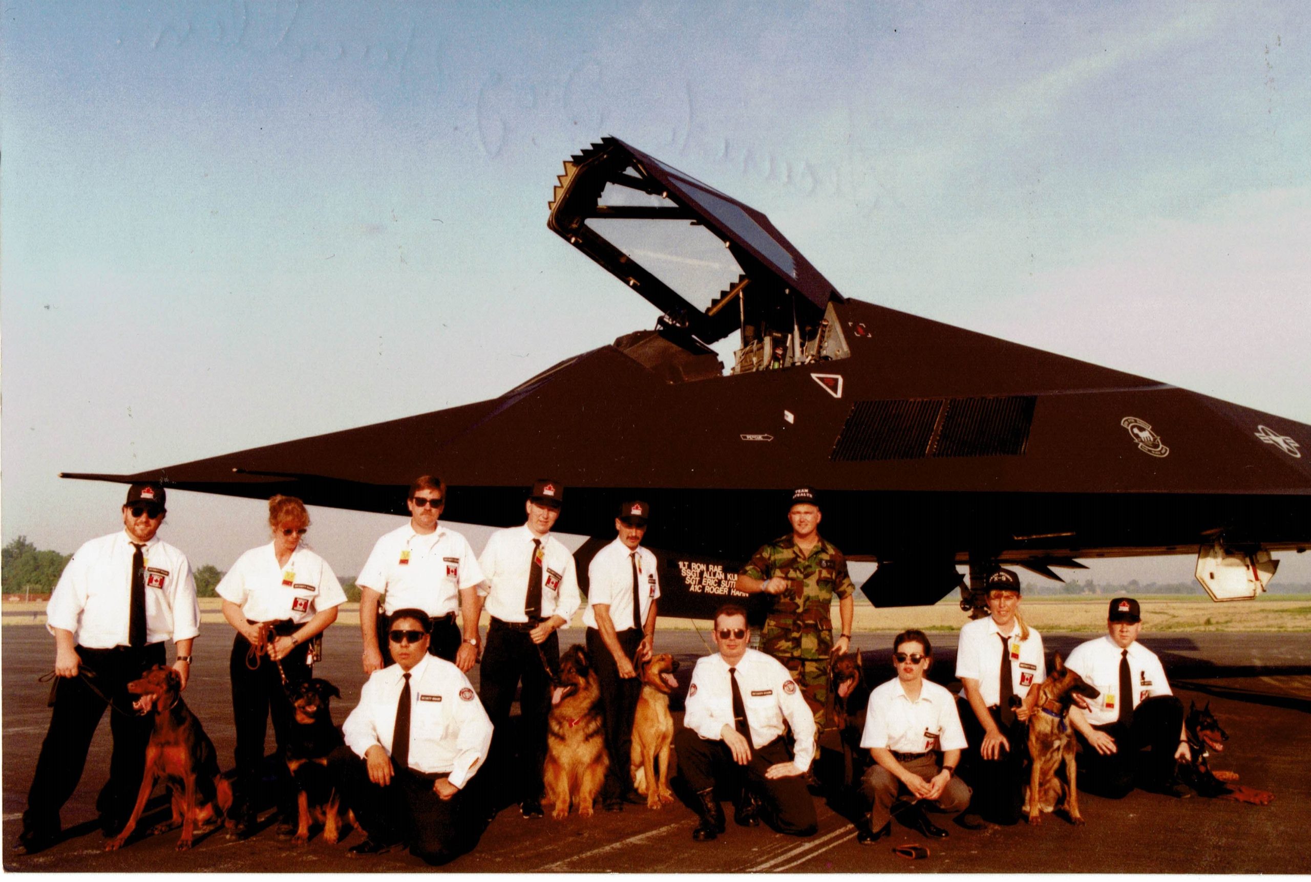 Security provided for Stealth bomber